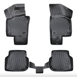 ALFOMBRILLAS DE GOMA PARA COCHE NEGRAS 3D VW JETTA (2011-2018) RIZLINE