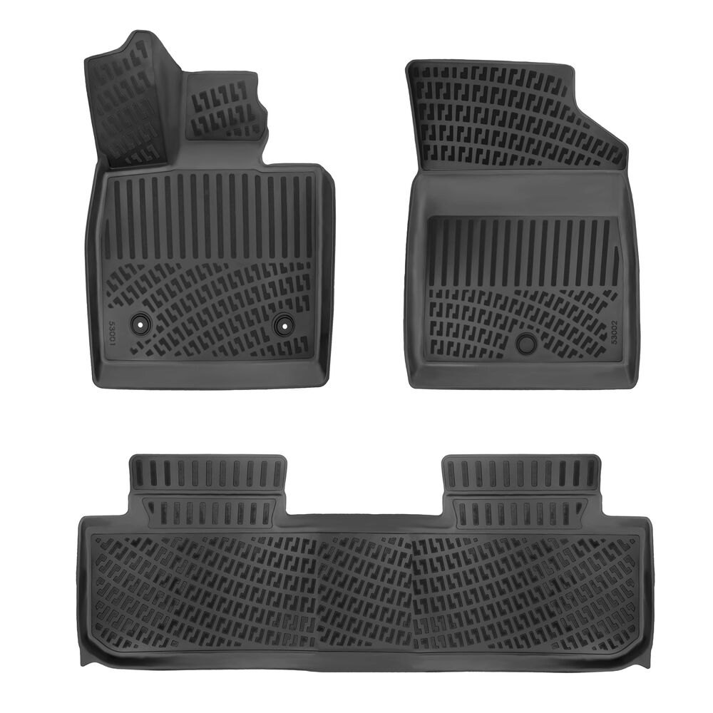 CAR RUBBER FLOOR MATS BLACK 3D BYD SEAL U DM-i (2023-...) RIZLINE