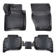 CAR RUBBER FLOOR MATS BLACK 3D PORSCHE CAYENNE III (2018-...) RIZLINE