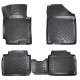 CAR RUBBER FLOOR MATS BLACK 3D  KIA CEED I (2007-2012) RIZLINE