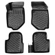 CAR RUBBER FLOOR MATS BLACK 3D CITROEN C4X (2023-...) RIZLINE