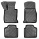 CAR RUBBER FLOOR MATS BLACK 3D BMW 3 E90/E91 (2005-2012) RIZLINE
