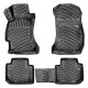 CAR RUBBER FLOOR MATS BLACK 3D SUBARU FORESTER (2013-2018) RIZLINE