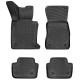 CAR RUBBER FLOOR MATS BLACK 3D BMW 5 G60/G61 (2023-...) RIZLINE