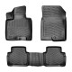 CAR RUBBER FLOOR MATS BLACK 3D HYUNDAI TUCSON (2021-...) RIZLINE