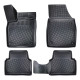 CAR RUBBER FLOOR MATS BLACK 3D VW ID.5 (2021-...) RIZLINE