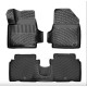 CAR RUBBER FLOOR MATS BLACK 3D HYUNDAI IONIQ 5 (2021-...) RIZLINE