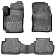 CAR RUBBER FLOOR MATS BLACK 3D HYUNDAI KONA II HYBRID (2023-...) RIZLINE