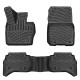 CAR RUBBER FLOOR MATS BLACK 3D LAND ROVER RANGE ROVER SPORT (L461) (2023-...) RIZLINE