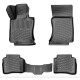 CAR RUBBER FLOOR MATS BLACK 3D MB E-Class W214 (2023-...) RIZLINE