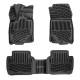 CAR RUBBER FLOOR MATS BLACK 3D OPEL GRANGLAND II MHEV (2025-...) RIZLINE