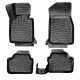 CAR RUBBER FLOOR MATS BLACK 3D BMW 1 F20 (2011-2019) RIZLINE
