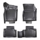 CAR RUBBER FLOOR MATS BLACK 3D DODGE DURANGO III (2011-...) RIZLINE