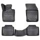 CAR RUBBER FLOOR MATS BLACK 3D VOLVO S90 (2016-...) RIZLINE