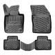 CAR RUBBER FLOOR MATS BLACK 3D VOLVO S60 III (2018-...) RIZLINE