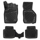 CAR RUBBER FLOOR MATS BLACK 3D SKODA SUPERB IV (2023-...) RIZLINE
