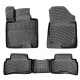 CAR RUBBER FLOOR MATS BLACK 3D Kia Sportage (2021-...) RIZLINE