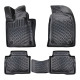 CAR RUBBER FLOOR MATS BLACK 3D SSANGYONG TORRES (2023-...) RIZLINE