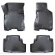CAR RUBBER FLOOR MATS BLACK 3D HYUNDAI TUCSON (2004-2010) RIZLINE