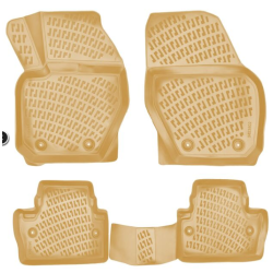 ALFOMBRILLAS DE GOMA BEIGE 3D VOLVO S60 (2010-2018) RIZLINE