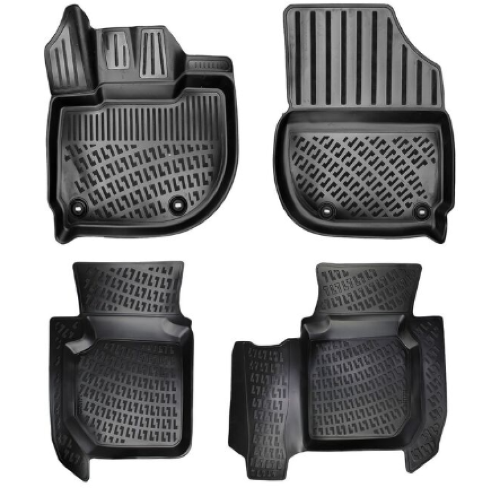 CAR RUBBER FLOOR MATS BLACK 3D Honda HR-V III  (2021-...) RIZLINE