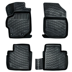 Car rubber floor mats 3D Peugeot 301 (2012-...) RIZLINE
