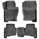 CAR RUBBER FLOOR MATS BLACK 3D Land Rover Discovery IV (2009-2015) RIZLINE