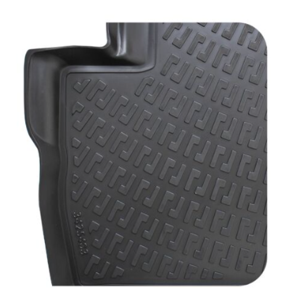 CAR RUBBER FLOOR MATS BLACK 3D Peugeot 508 II (2018-...) RIZLINE