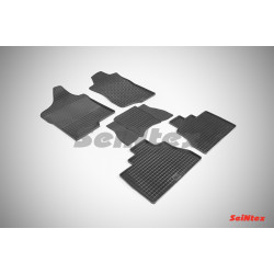 Car rubber floor mats black SEINTEX *STK* CHEVROLET TAHOE (2006-2014) 