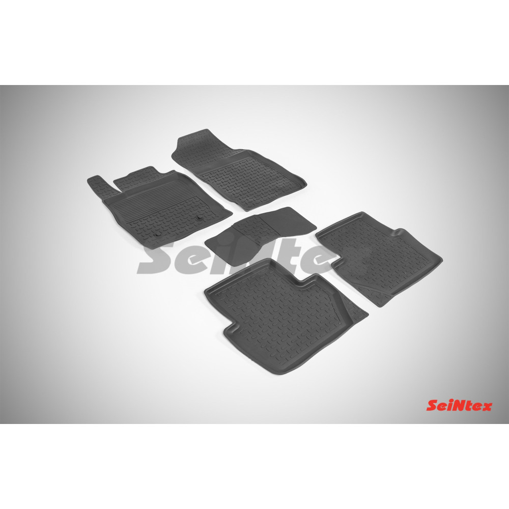 Car rubber mats SEINTEX *BORT* FORD ECOSPORT (2014-2017)
