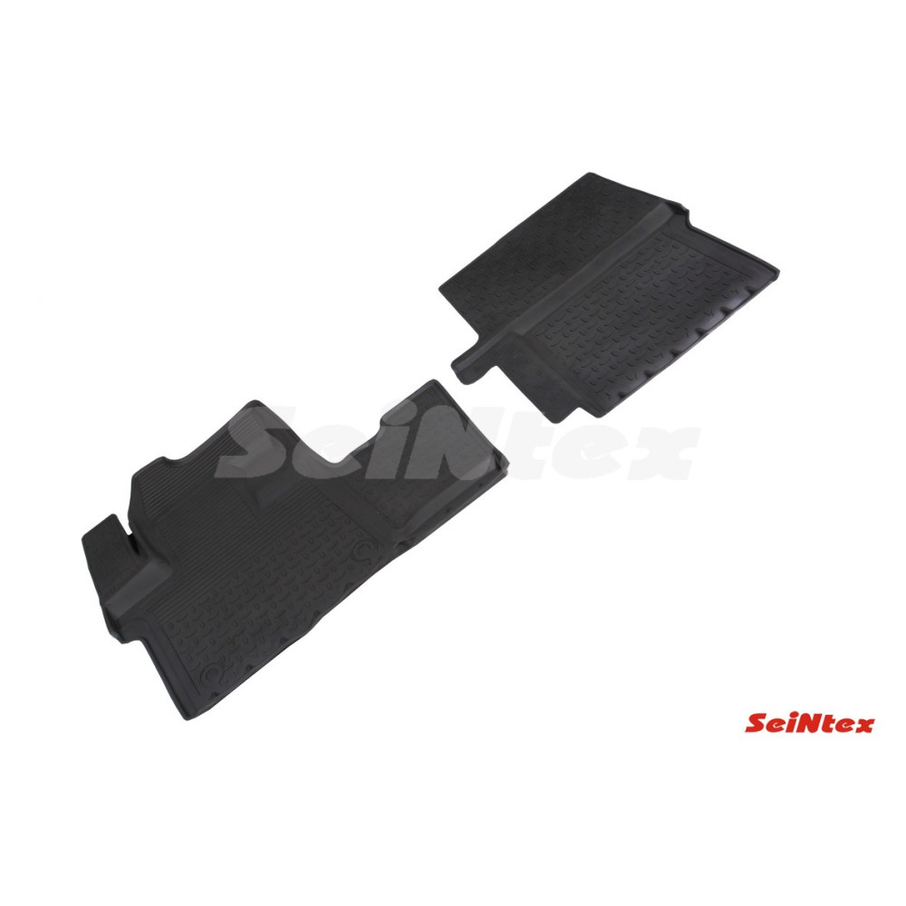Car rubber floor mats black SEINTEX *BORT* TOYOTA PROACE VERSO (2017-...)