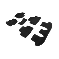 Car textile mats black 3D TOYOTA HIGHLANDER (2021-...)