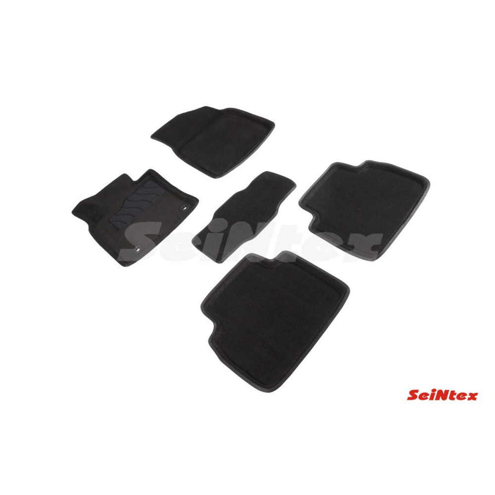 Car textile mats black 3D SEINTEX TOYOTA CAMRY (2018-...) 