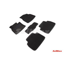 Car textile mats black 3D SEINTEX TOYOTA CAMRY (2018-...) 