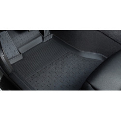 Car rubber floor mats black SEINTEX *BORT* TOYOTA LAND CRUISER 300 (2021-...)