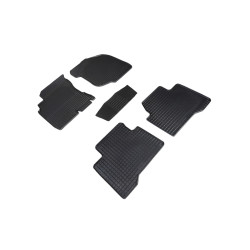 Car rubber floor mats black SEINTEX *STK* NISSAN X-TRAIL I (2001-2007)