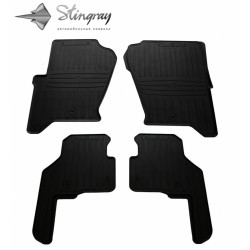 CAR RUBBER FLOOR MATS BLACK LAND ROVER Discovery III (L319) (2004-2009) STINGRAY