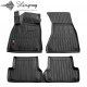 CAR RUBBER FLOOR MATS BLACK AUDI  A7 (2010-2017) 3D STINGRAY