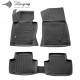 CAR RUBBER FLOOR MATS BLACK BMW X3 (E83) (2003-2010) 3D STINGRAY