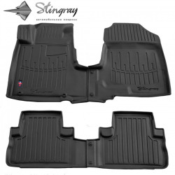 ALFOMBRILLAS DE GOMA PARA COCHE HONDA CR-V III (2006-2012) NEGRAS 3D STINGRAY