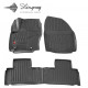 CAR RUBBER FLOOR MATS BLACK FORD Galaxy (2006-2015) 3D STINGRAY