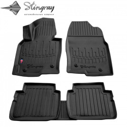 CAR RUBBER FLOOR MATS BLACK MAZDA CX-5 (2012-2017) 3D STINGRAY