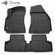 CAR RUBBER FLOOR MATS BLACK OPEL Zafira A (1999-2005) 3D STINGRAY