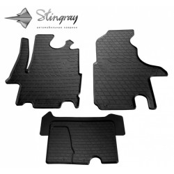CAR RUBBER FLOOR MATS BLACK RENAULT Master II (1998-2010) STINGRAY