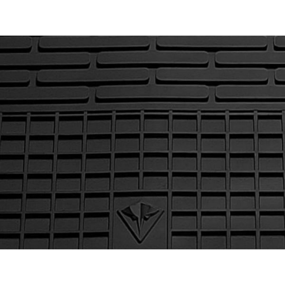 CAR RUBBER FLOOR MATS BLACK JEEP WRANGLER (3 d.) (2018-...) STINGRAY
