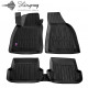 CAR RUBBER FLOOR MATS BLACK AUDI A4 (2000-2008) 3D STINGRAY