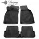 CAR RUBBER FLOOR MATS BLACK AUDI A6 (2006-2011) 3D STINGRAY