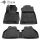 CAR RUBBER FLOOR MATS BLACK BMW X4 (F26) (2014-2018) 3D STINGRAY