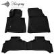 CAR RUBBER FLOOR MATS BLACK BMW X5 (E53) (1999-2006) 3D STINGRAY