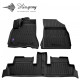 CAR RUBBER FLOOR MATS BLACK CITROEN C4 Picasso/Grand C4 Picasso (2006-2013) 3D STINGRAY